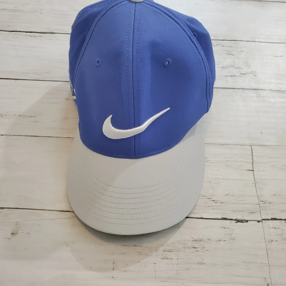 Nike golf 20xi flexfit hat purple blue and gray like‎ new